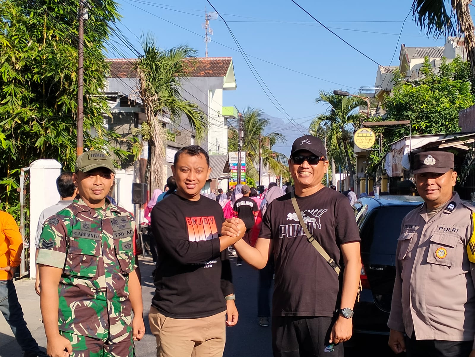 Kolaborasi Singonegaran dan Pakunden Gelar Senam Sehat Peringati Hari Jadi Kota Kediri ke-1446