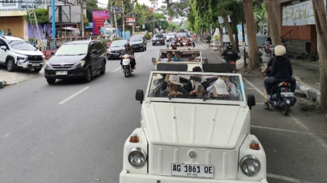 Kolaborasi Otomotif dan Pecinta Sejarah: PASAK dan KVVC G-Unit VW Angkat Wisata Sejarah Kediri