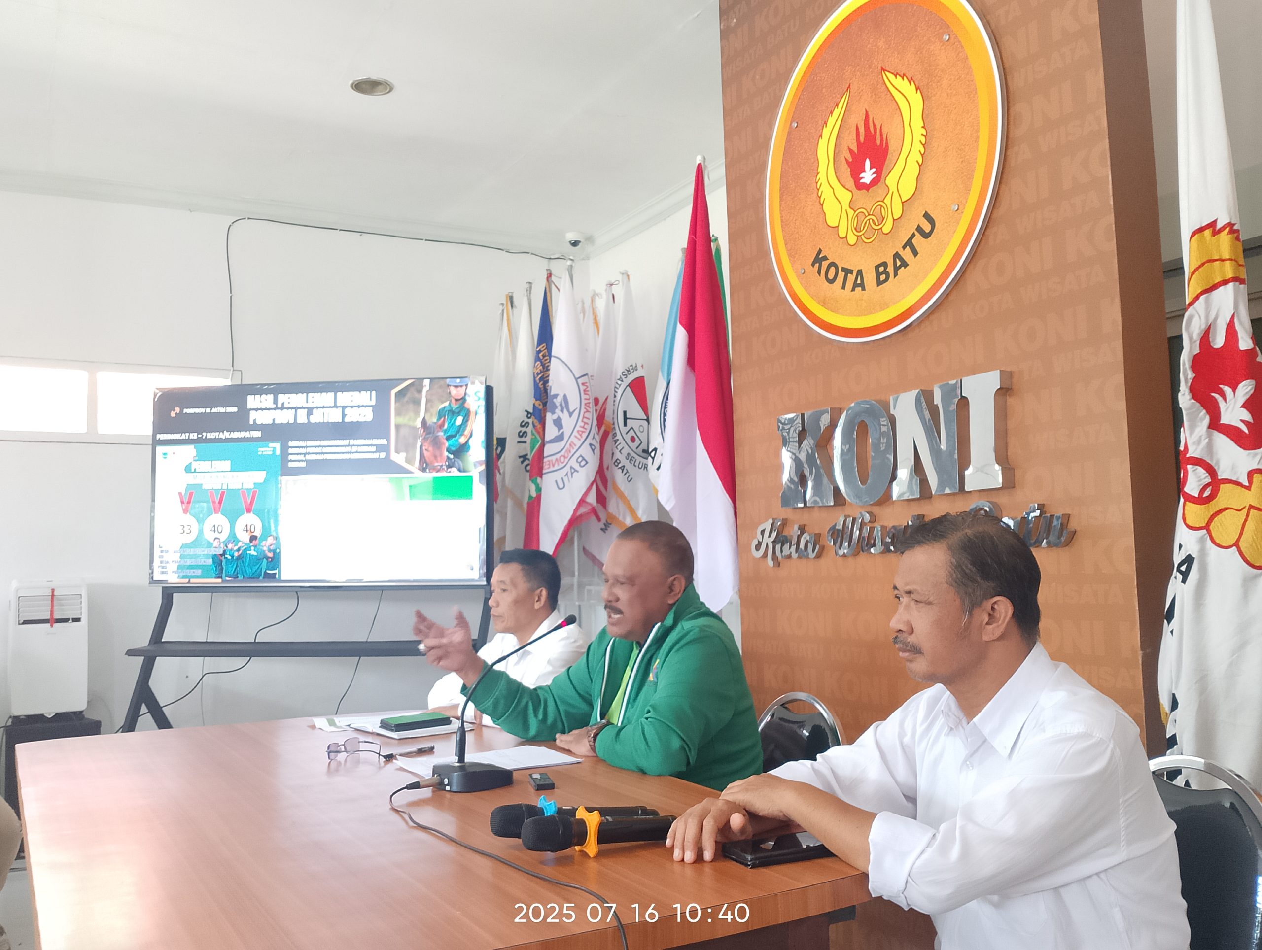 KONI Umumkan Hasil Kontingen Kota Batu di Porprov IX Jatim 2025