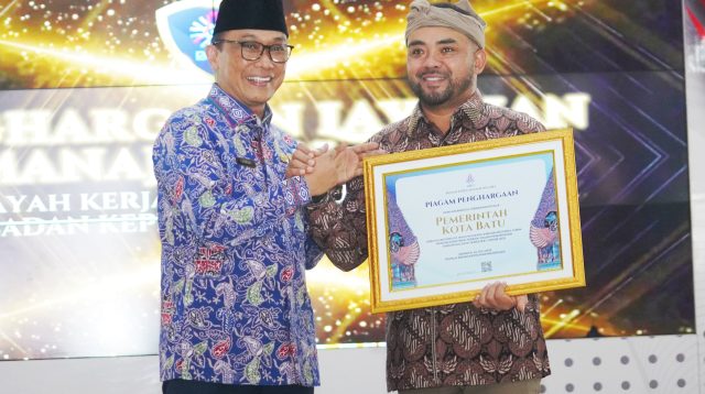 Pemkot Batu Raih Penghargaan Komitmen Terbaik Menuntaskan Disparitas Data BKN