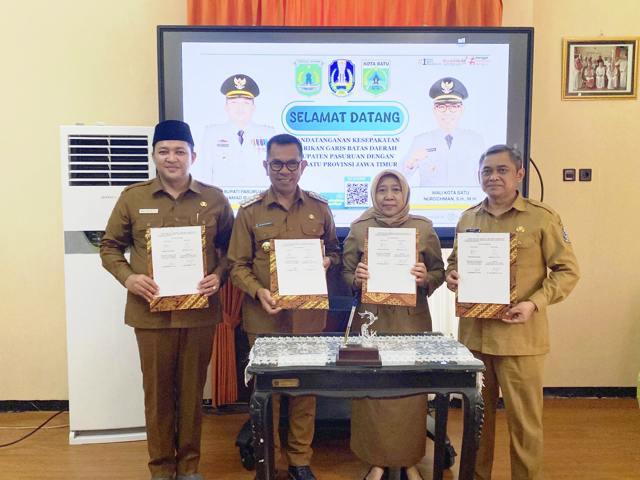 Pemkot Batu dan Pemkab Pasuruan Sepakati Batas Daerah, ini Penjelasannya