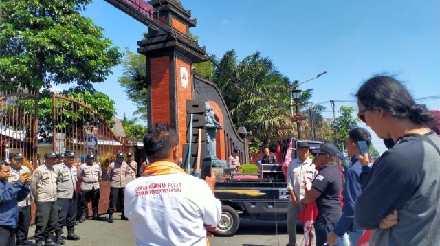 GPN Gelar Aksi Damai, Desak Penegakan Hukum Dugaan Penggelapan Tanah Kas Desa Tiron