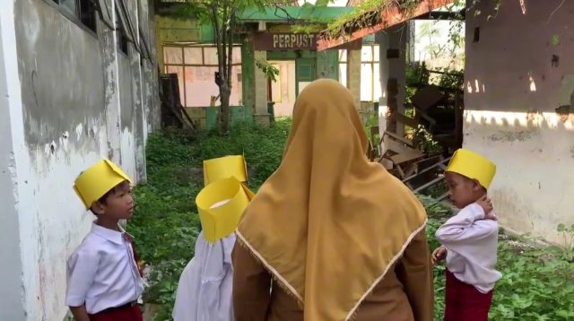 Kelas Tak Layak Pakai, Begini Suasana MPLS di SDN Jabon 2 Jombang
