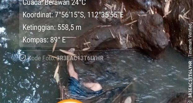 Mayat Mengapung di Sungai Metro Gemparkan Warga Malang