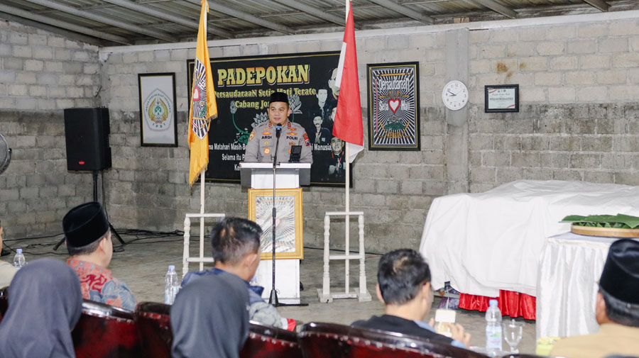 Pengesahan Warga Baru PSHT Jombang Berjalan Kondusif, Kapolres Apresiasi Semua Pihak