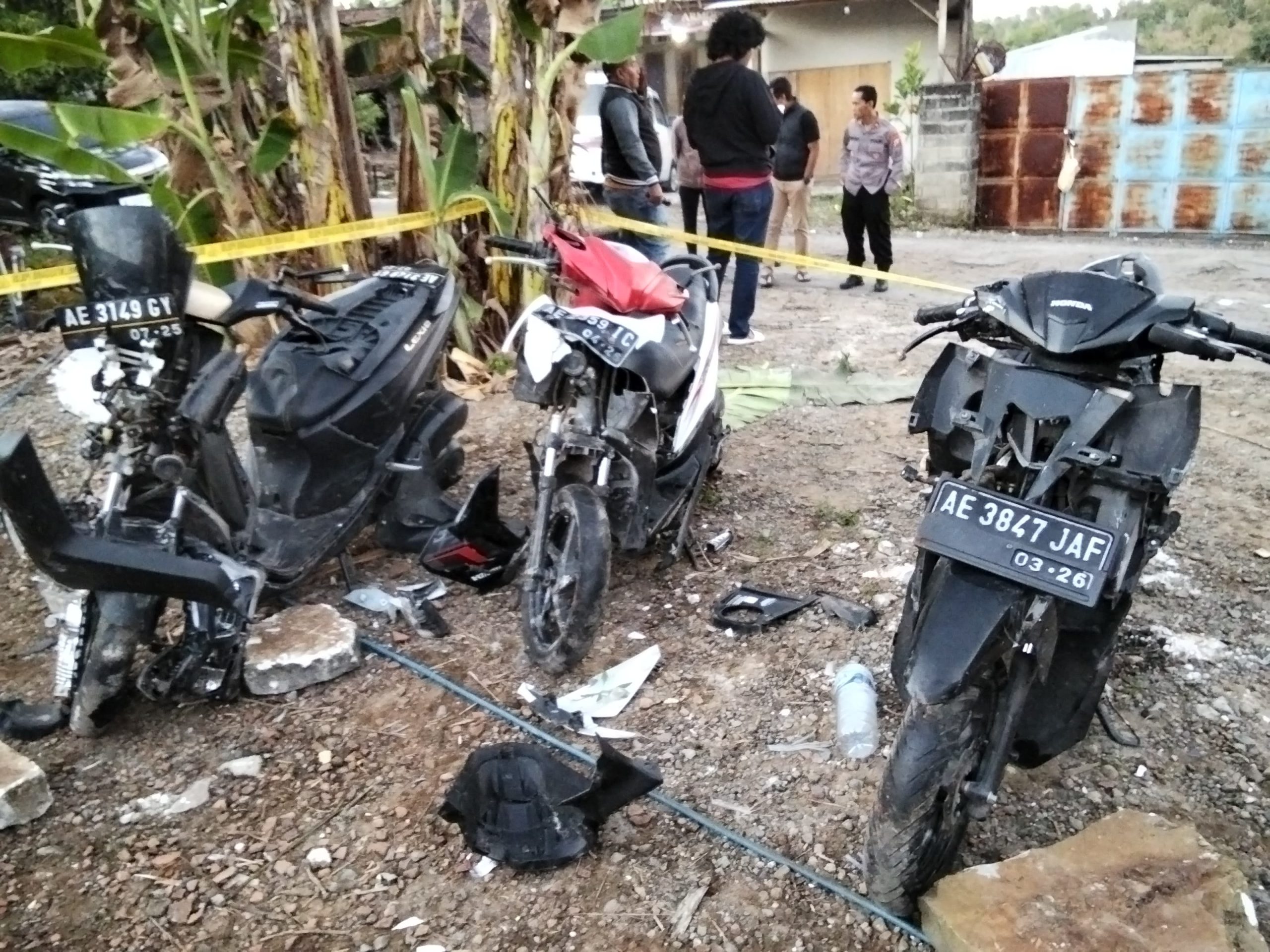 Bentrok Rombongan Pesilat dan Warga di Madiun, Empat Luka dan Tiga Motor Rusak