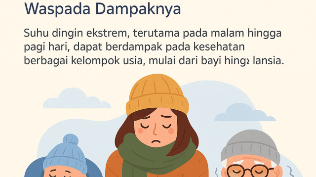 Cuaca Bediding, Dinkes Jombang Imbau Warga Waspada Dampaknya