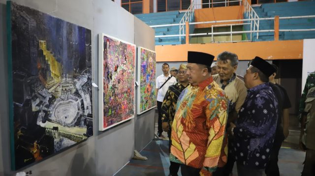 Pameran Lukisan Ijo-Abang ke-10 KOPI Jombang Meriahkan GOR Merdeka