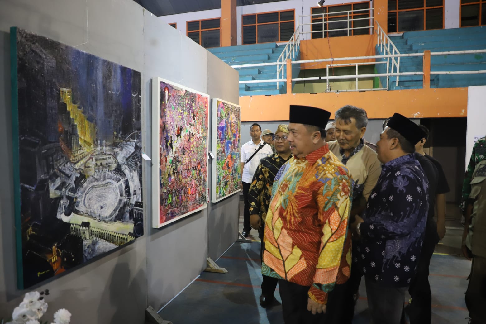 Pameran Lukisan Ijo-Abang ke-10 KOPI Jombang Meriahkan GOR Merdeka