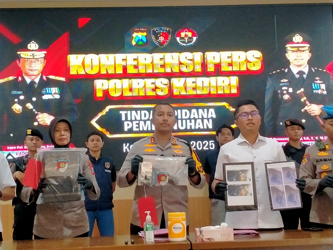 Mayoritas Saksi di Kediri, Kasus Pembunuhan Dita Okta Ditangani Polres Kediri