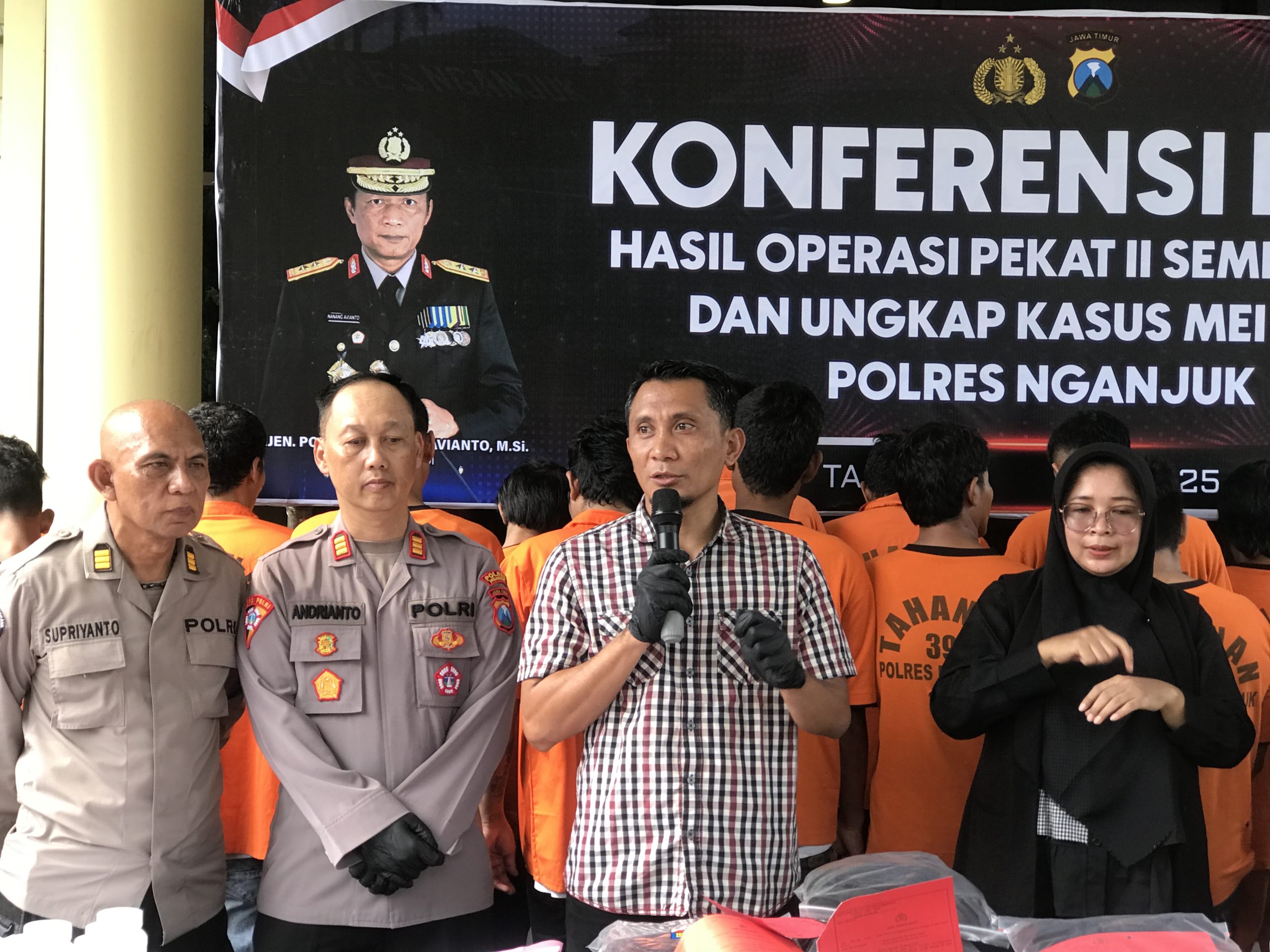 Jaringan Pengedar Narkoba di Nganjuk Digulung, Belasan Ribu Pil Grasak dan Sabu Diamankan