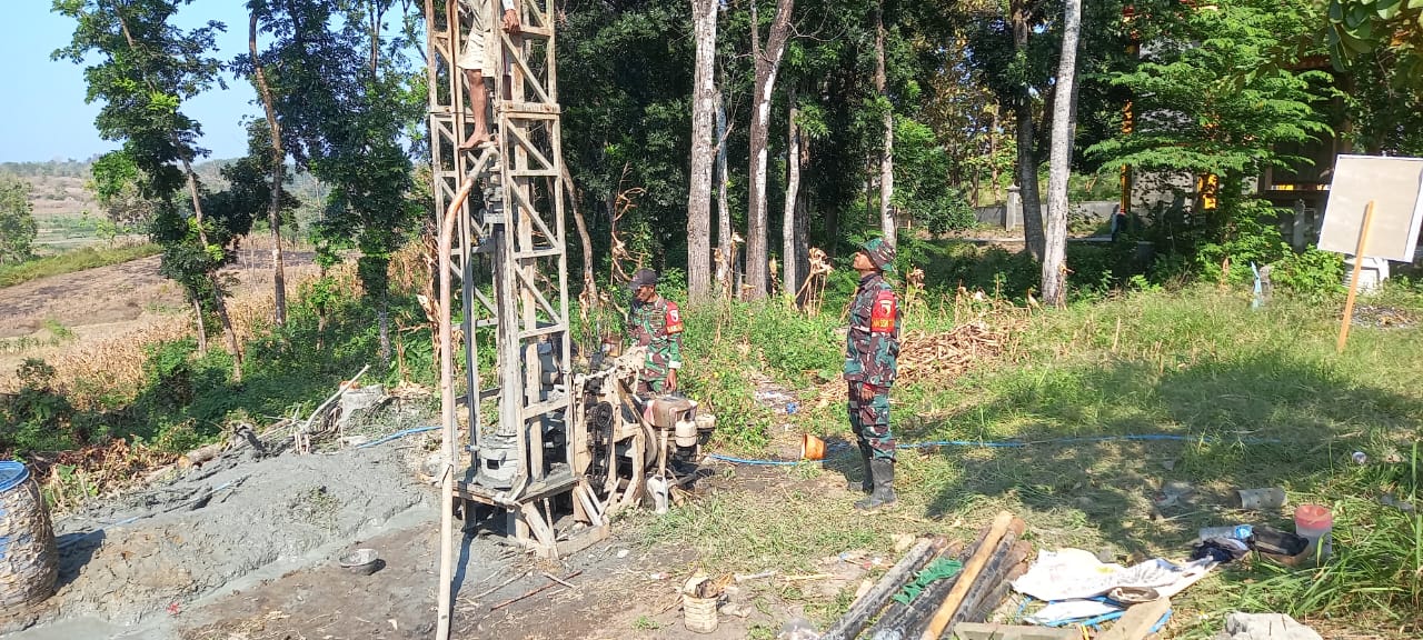 TMMD ke-125 Hadirkan Manfaat Nyata, Sumur Bor Dibangun di Kromong