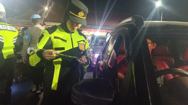 Razia Gabungan di Kota Kediri, Sebanyak 216 Pelanggar Terjaring Didominasi Motor
