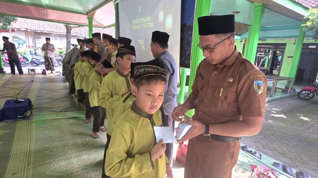Pemdes Ngreco Gelar Santunan Anak Yatim di Bulan Muharam