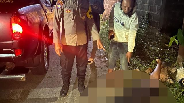Ngebut di Jalan Bulak Sawah Sragi Talun Jombang, Pemotor Tewas Usai Tabrak Plontho