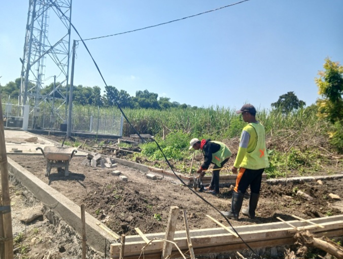 Proyek Tower BTS di Balerejo Madiun Tetap Berjalan Meski Sudah Ditegur Satpol PP