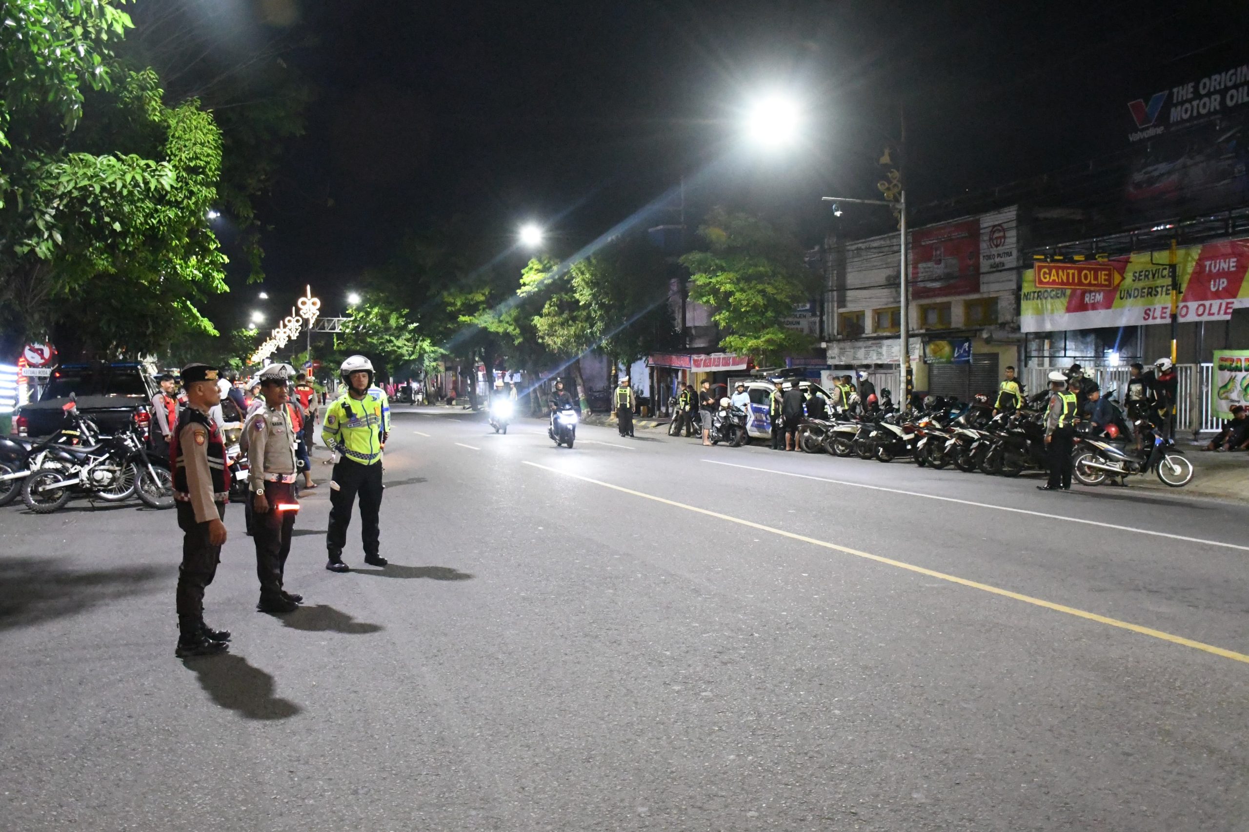 Antisipasi Potensi Keramaian, Polres Madiun Kota Kawal Pengesahan Calon Warga PSHT Sapu Jagat