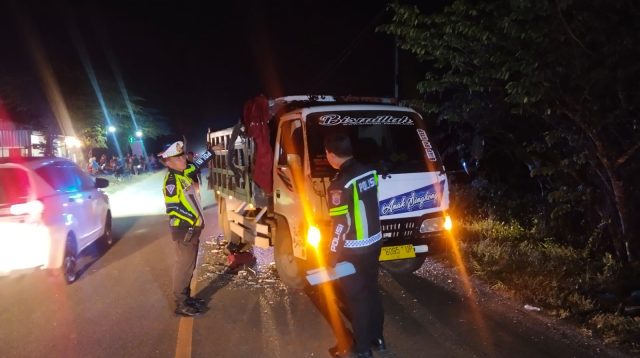 Rem Blong, Bus Pariwisata di JLS Tulungagung Tabrak Truk, Satu Korban Tewas dan Enam Korban Luka Ringan