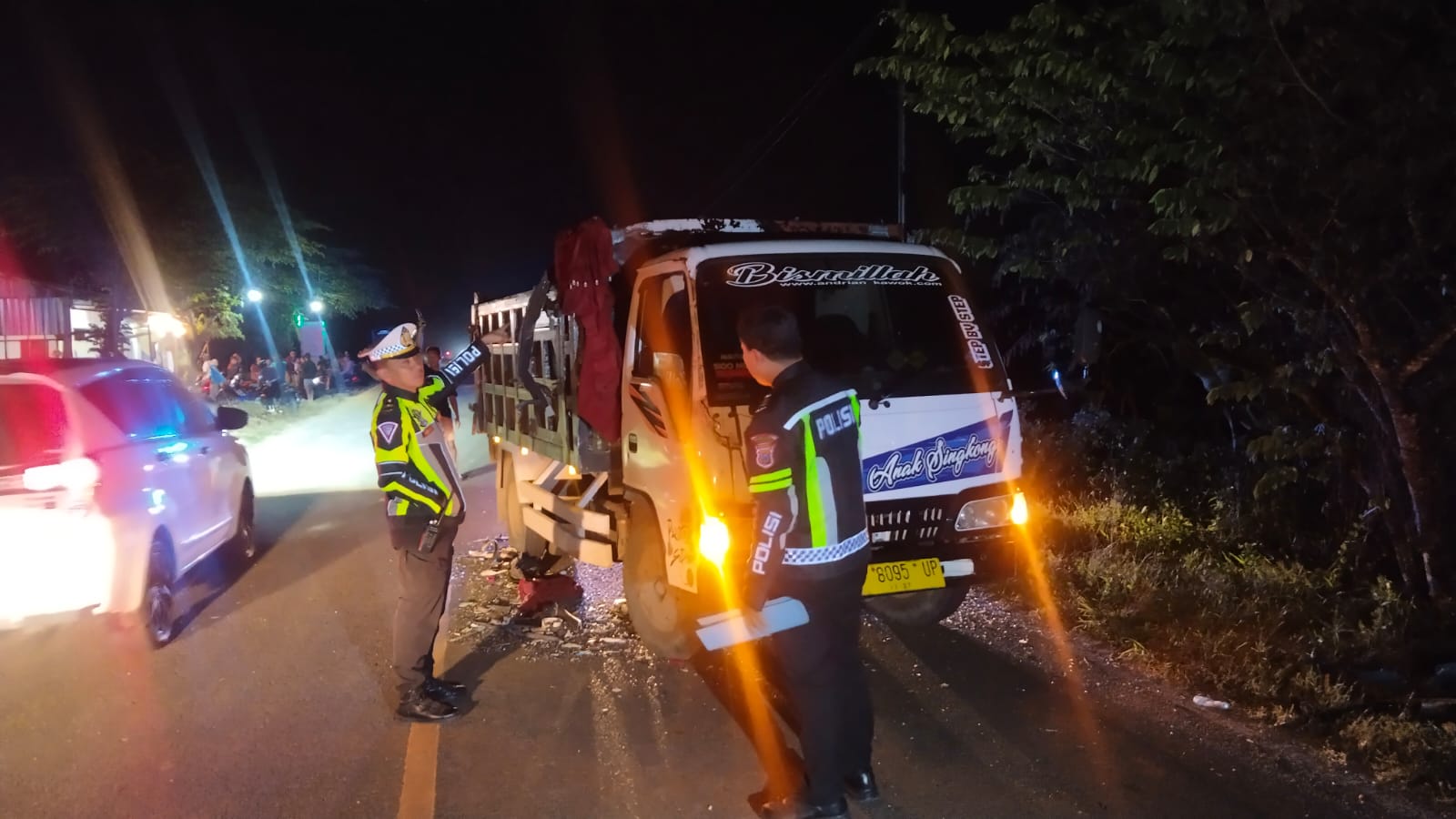 Rem Blong, Bus Pariwisata di JLS Tulungagung Tabrak Truk, Satu Korban Tewas dan Enam Korban Luka Ringan