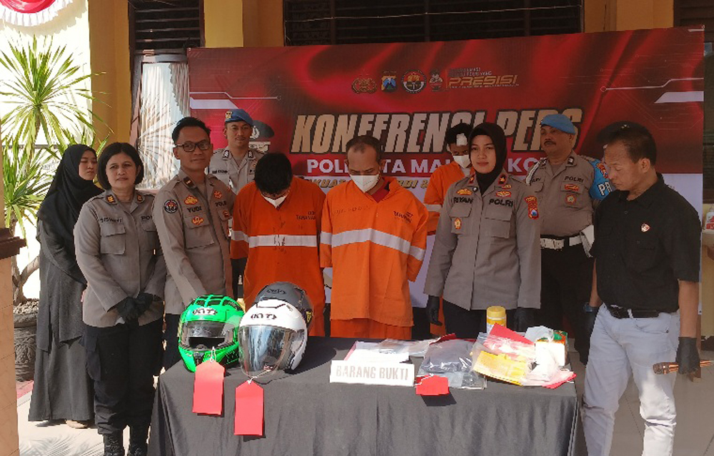 Dua Pelaku Curanmor Asal Jombang Dibekuk Unit Reskrim Polsek Sukun