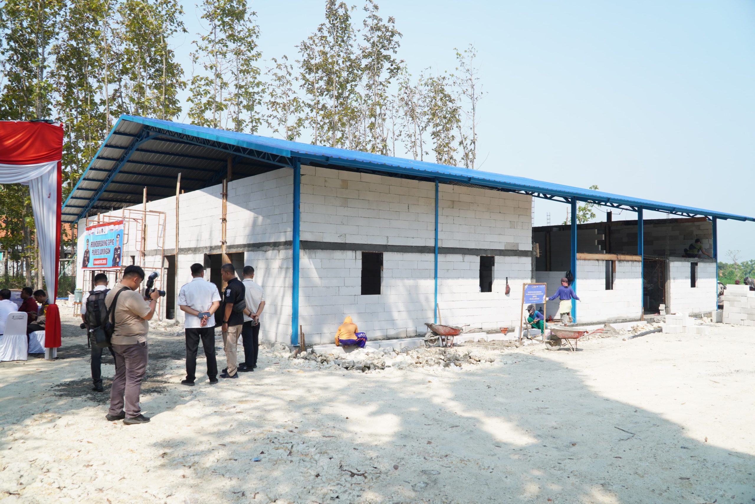 Dua SPPG Polres Lamongan Resmi Dilakukan Ground Breaking, ini Lokasinya