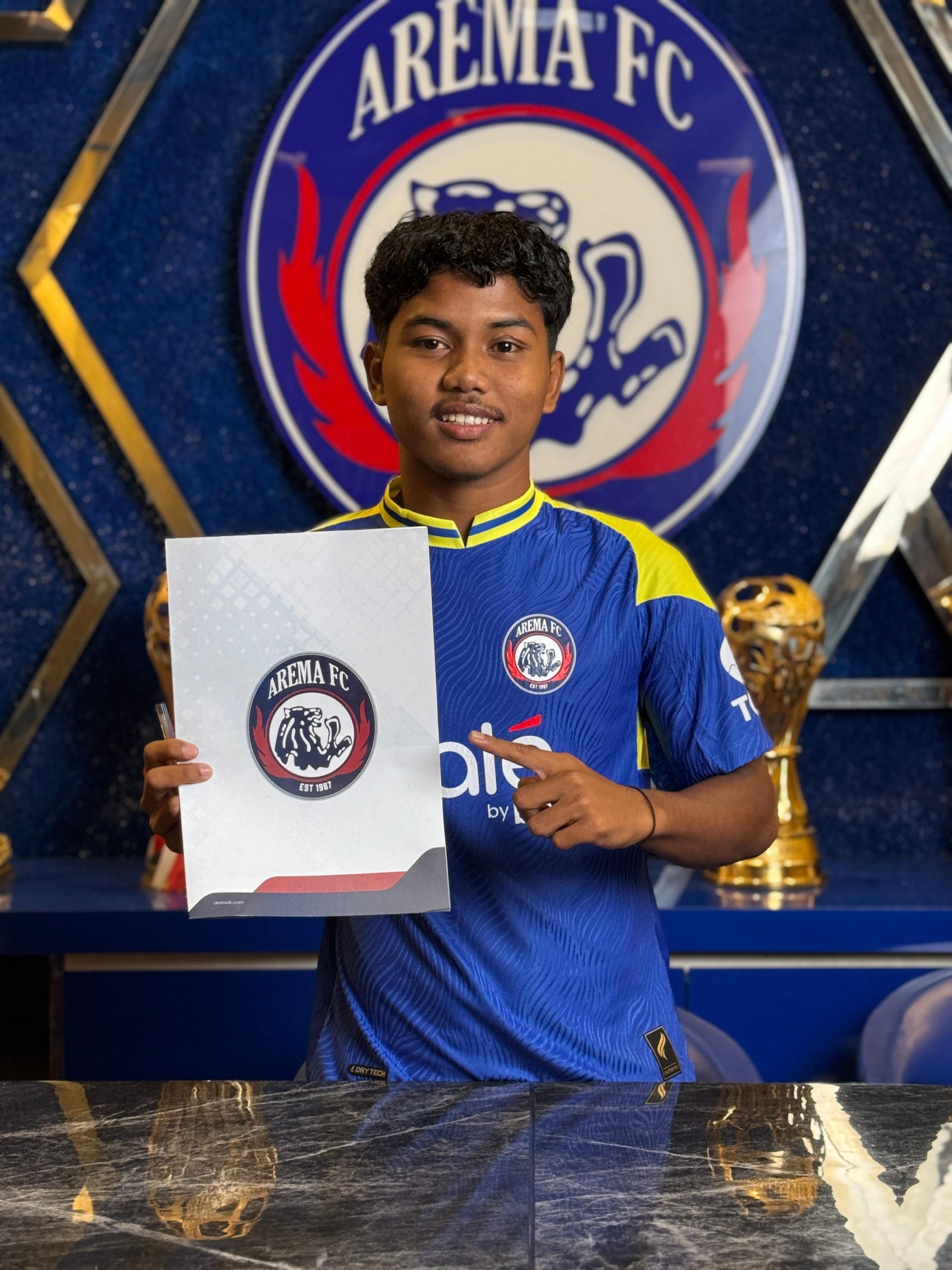 Arema FC Perkenalkan Pemain Muda Perkuat Lini Depan, Agusti Ardiansyah