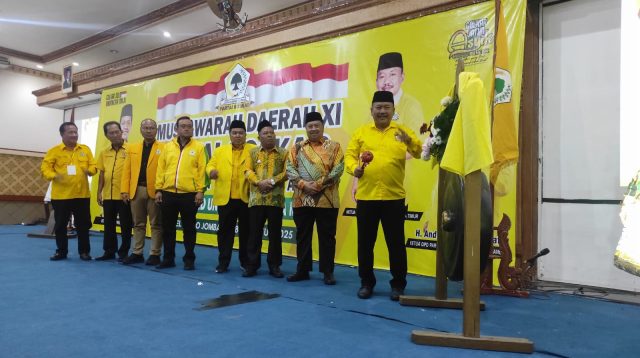 Musda ke-XI Golkar Jombang Usung Generasi Muda, Andik Basuki Kembali Nahkodai DPD Secara Aklamasi