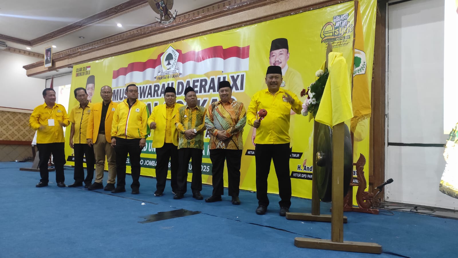 Musda ke-XI Golkar Jombang Usung Generasi Muda, Andik Basuki Kembali Nahkodai DPD Secara Aklamasi