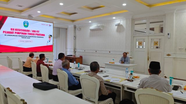 13 Pejabat Eselon II Pemkab Ponorogo Jalani Job Fit, Isyarat Mutasi Jabatan