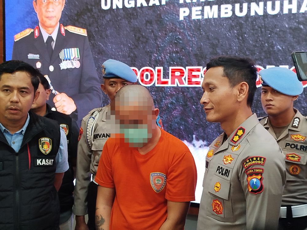 Pelaku Pembunuhan di Ponorogo Tertangkap, ini Tampangnya