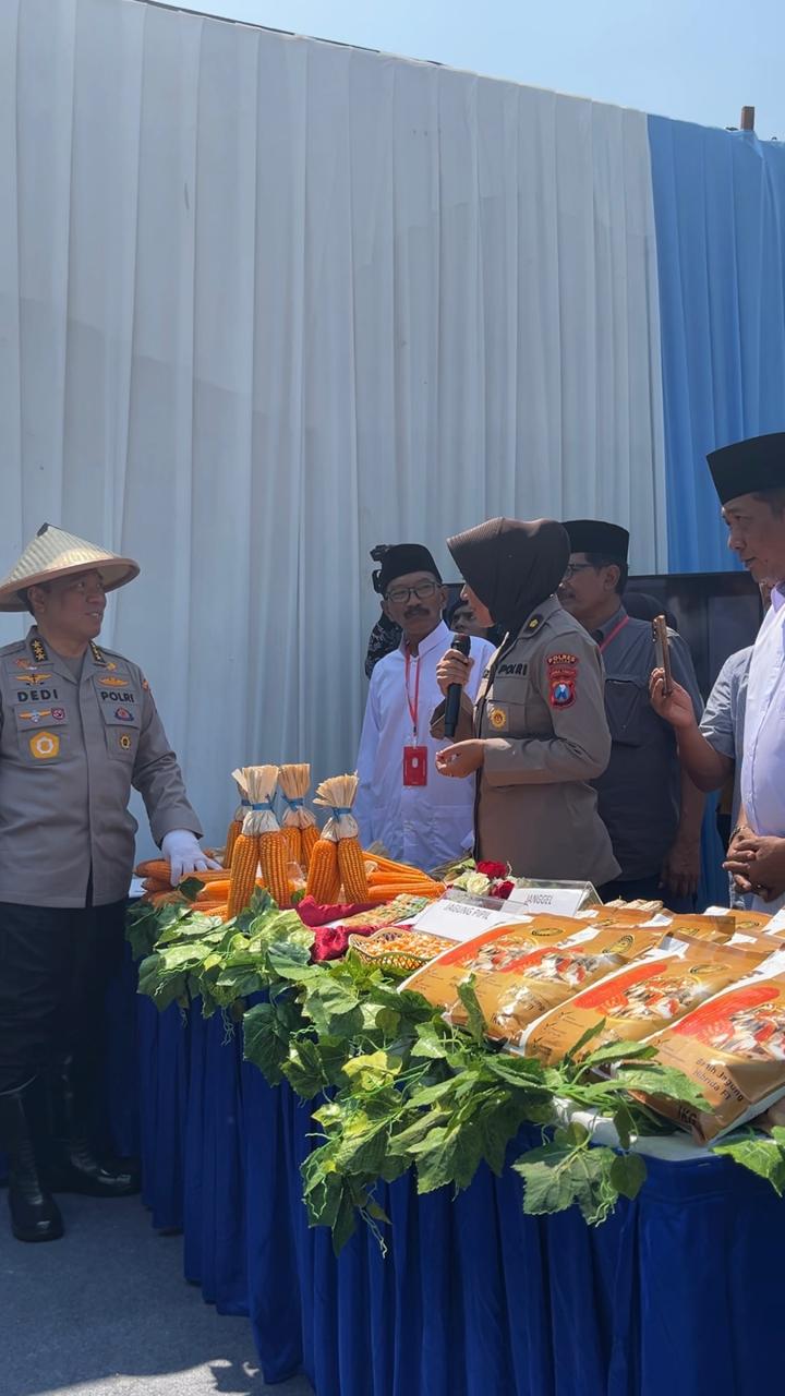 Keren, Benih Jagung Unggulan Asal Polres Blitar Ditanam di Sejumlah Ponpes di Jatim