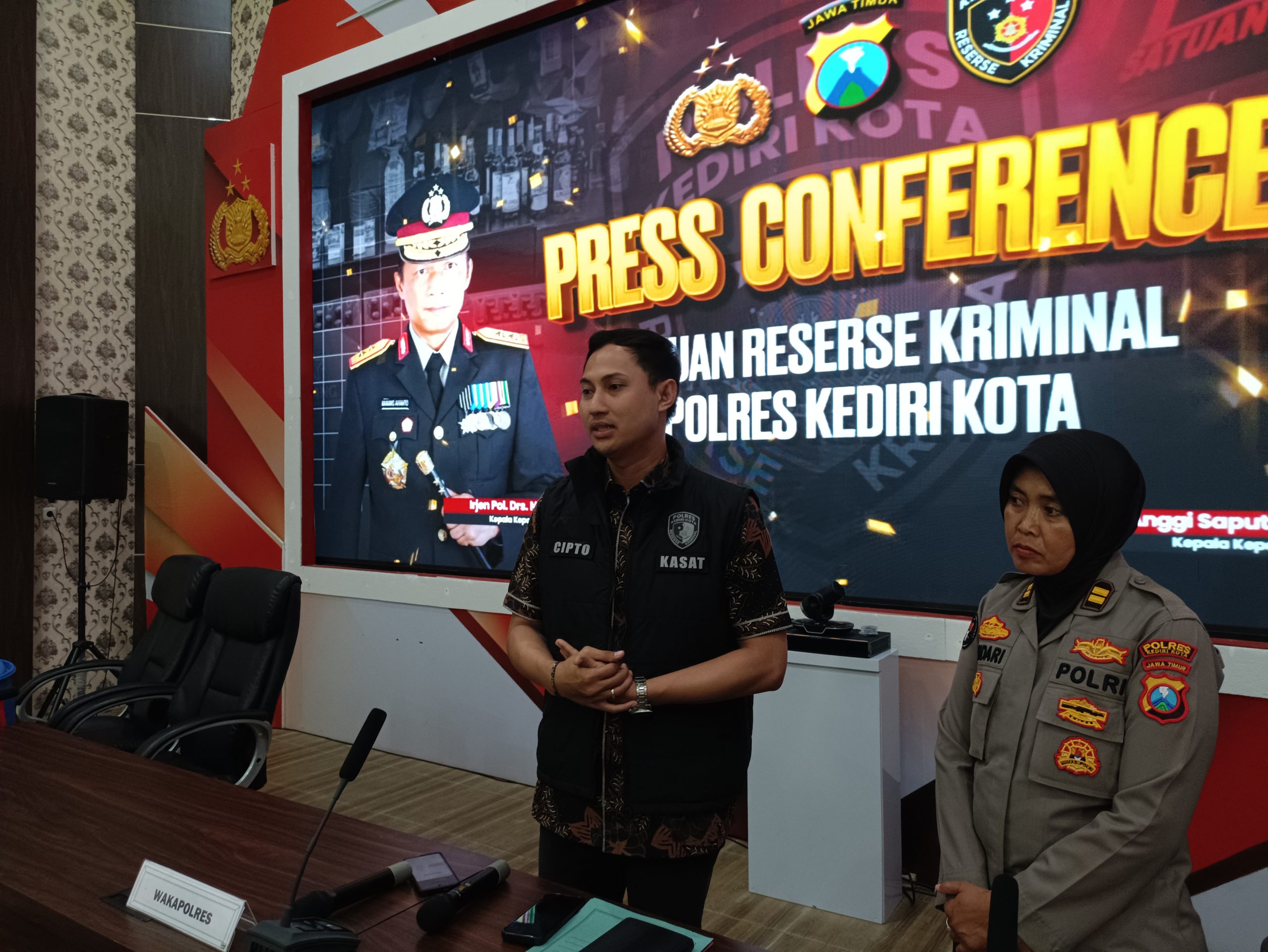 Polres Kediri Kota Ungkap Penyebab Kematian Dua Pemandu Lagu, Diduga karena Miras