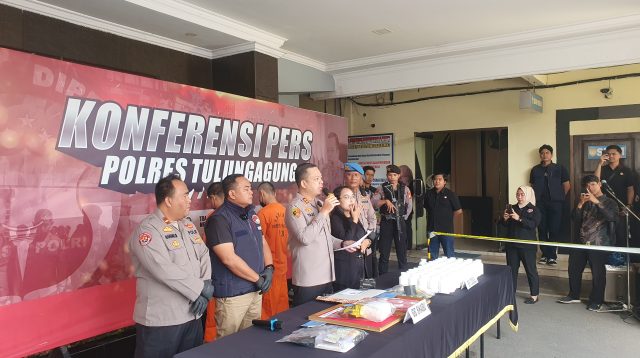 Polres Tulungagung Bongkar Kasus Sabu 1,2 Kg, Diduga Jaringan Narkoba Antar Negara