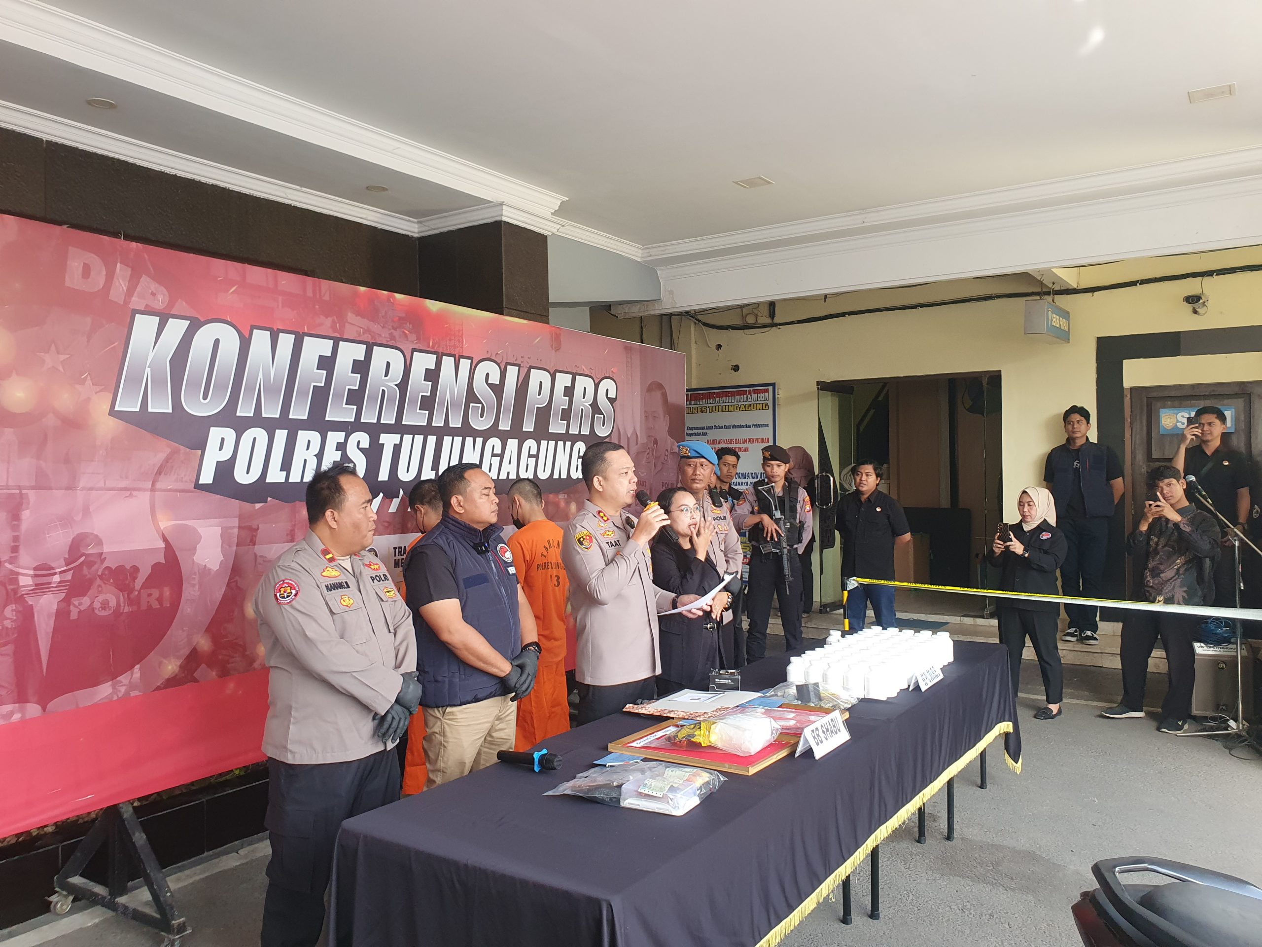 Polres Tulungagung Bongkar Kasus Sabu 1,2 Kg, Diduga Jaringan Narkoba Antar Negara