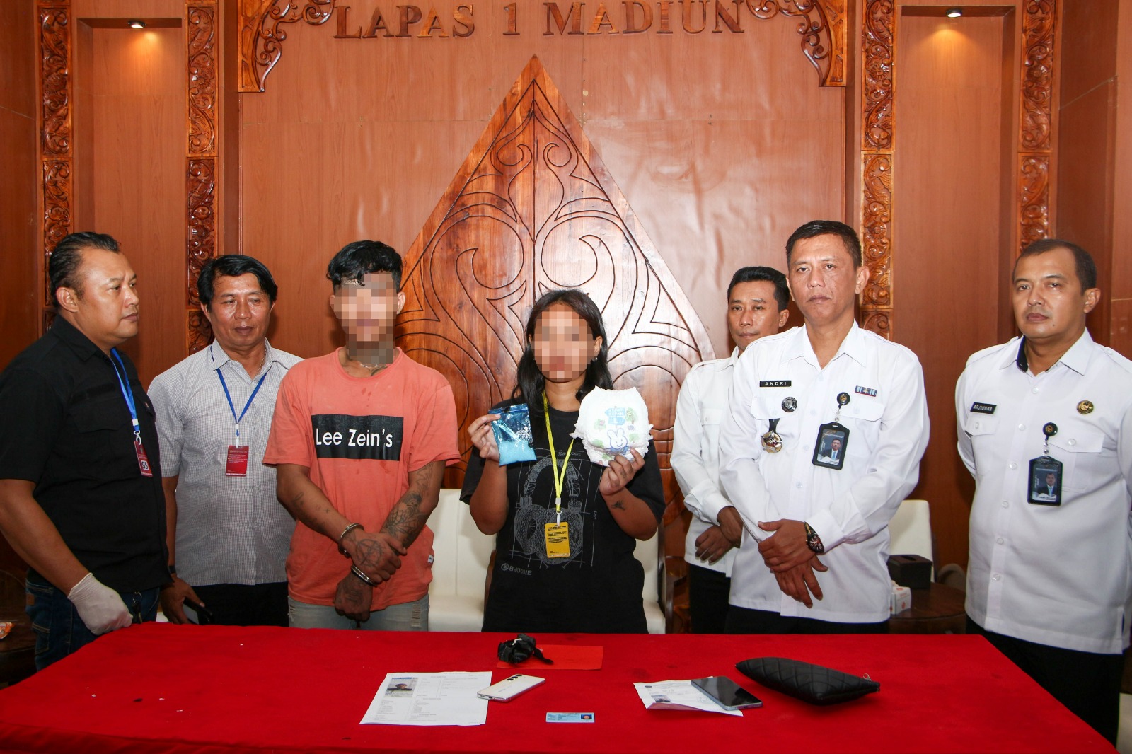 Selundupkan Sabu dalam Popok Bayi, Pengunjung Diringkus Petugas Lapas Kelas I Madiun