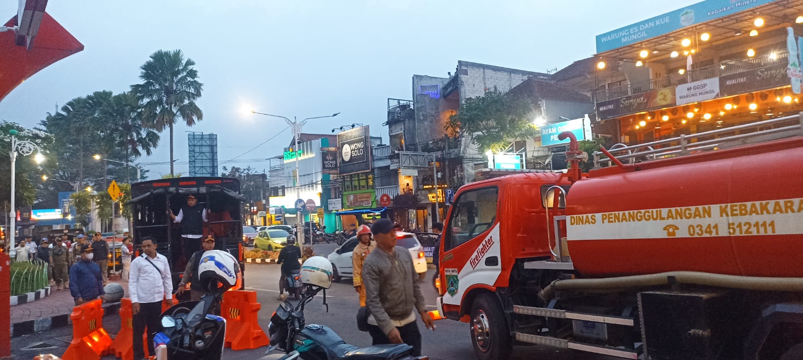 PKL Luar Trotoar Alun-alun Kota Batu Ditertibkan