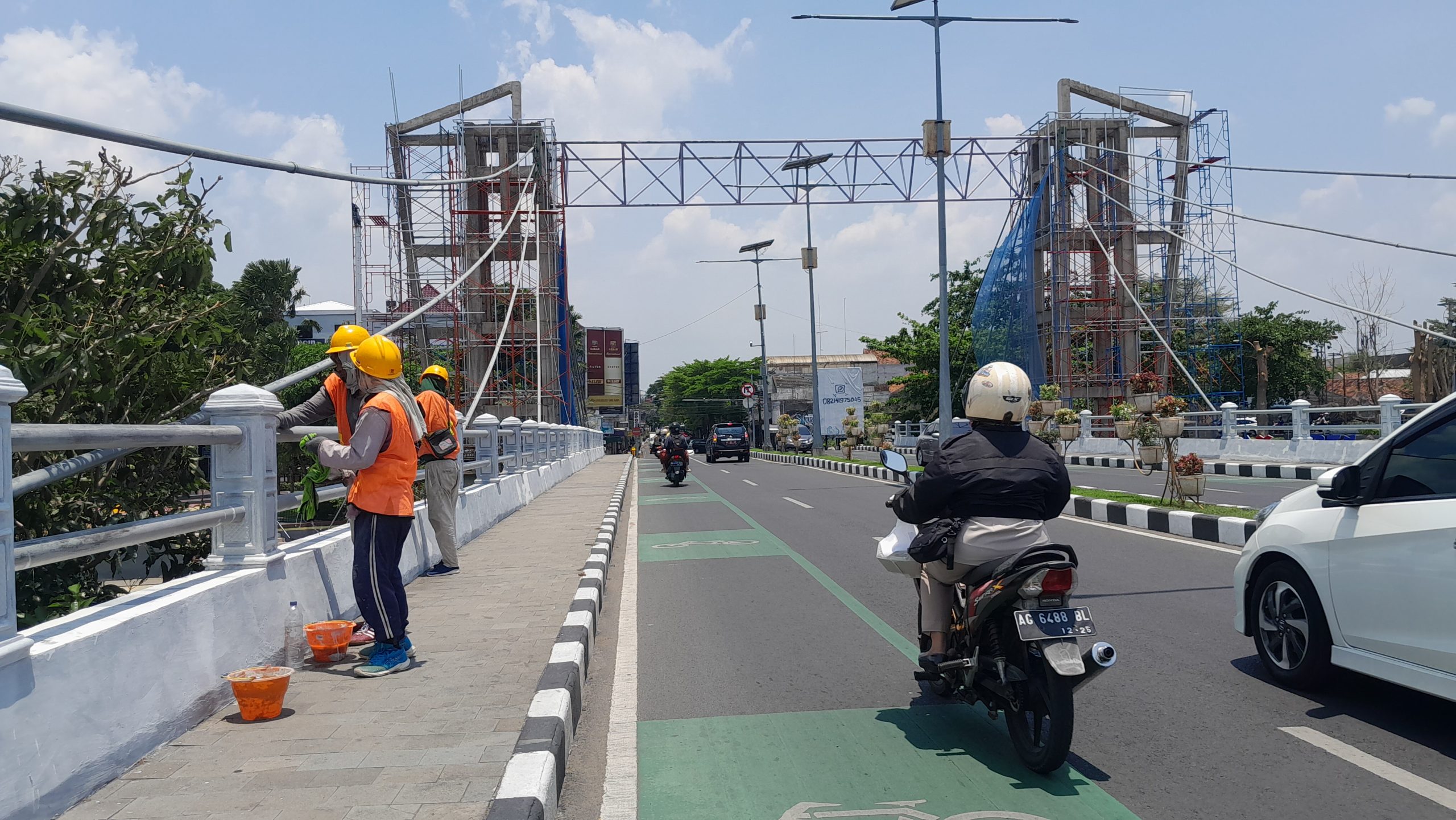 Progres Rehabilitasi Jembatan Brawijaya Baru 6 Persen