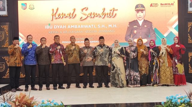 Bupati Warsubi Sambut Kajari dan Ketua PN Jombang yang Baru