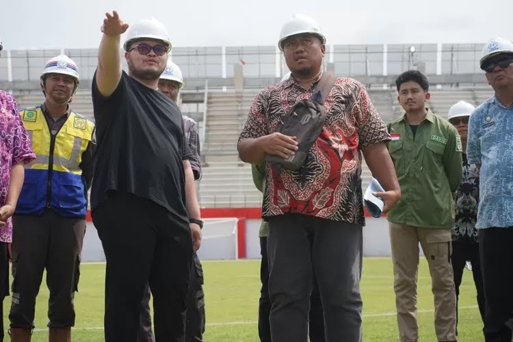 Pembangunan Stadion Gelora Dhaha Jayati Berlanjut 2026, Anggaran Rp 60 Miliar Fokus Atap dan Lampu