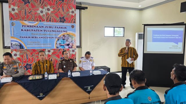 Parkir Berlangganan Kembali Diterapkan Tahun Depan, Dishub Tulungagung Bina Jukir Agar Tak Langgar Aturan