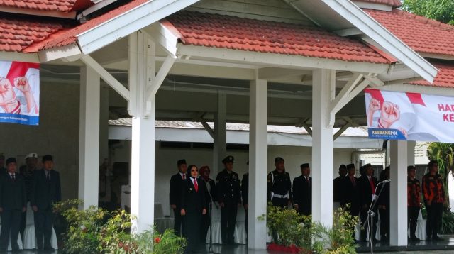 Wakil Bupati Kediri Pimpin Upacara Bela Negara ke-77