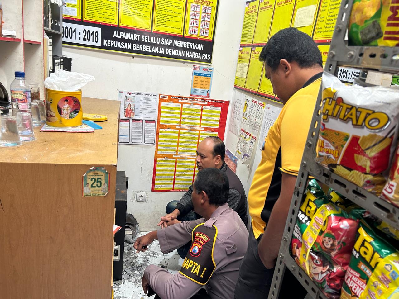 Pembobolan Minimarket Kembali Terjadi di Tulungagung, Kerugian Capai Rp25 juta