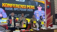 Operasi Pekat Semeru 2026, Polres Kediri Kota Ungkap 25 Kasus