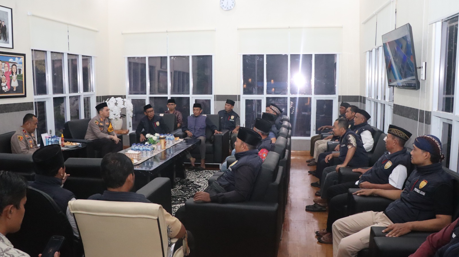 Rangkul Para Pendekar, Kapolres Nganjuk: Solid Jaga Kamtibmas Tetap Kondusif