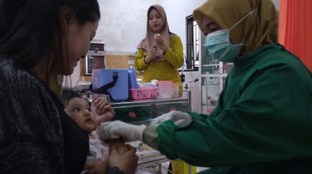 Target 95 Persen Capaian Imunisasi Campak, Puskesmas di Blitar Gencar Blusukan ke Sekolah