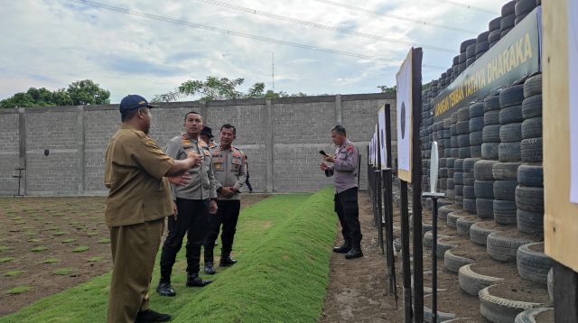 Kapolres Kediri Resmikan Lapangan Tembak Polres Kediri di Plosoklaten