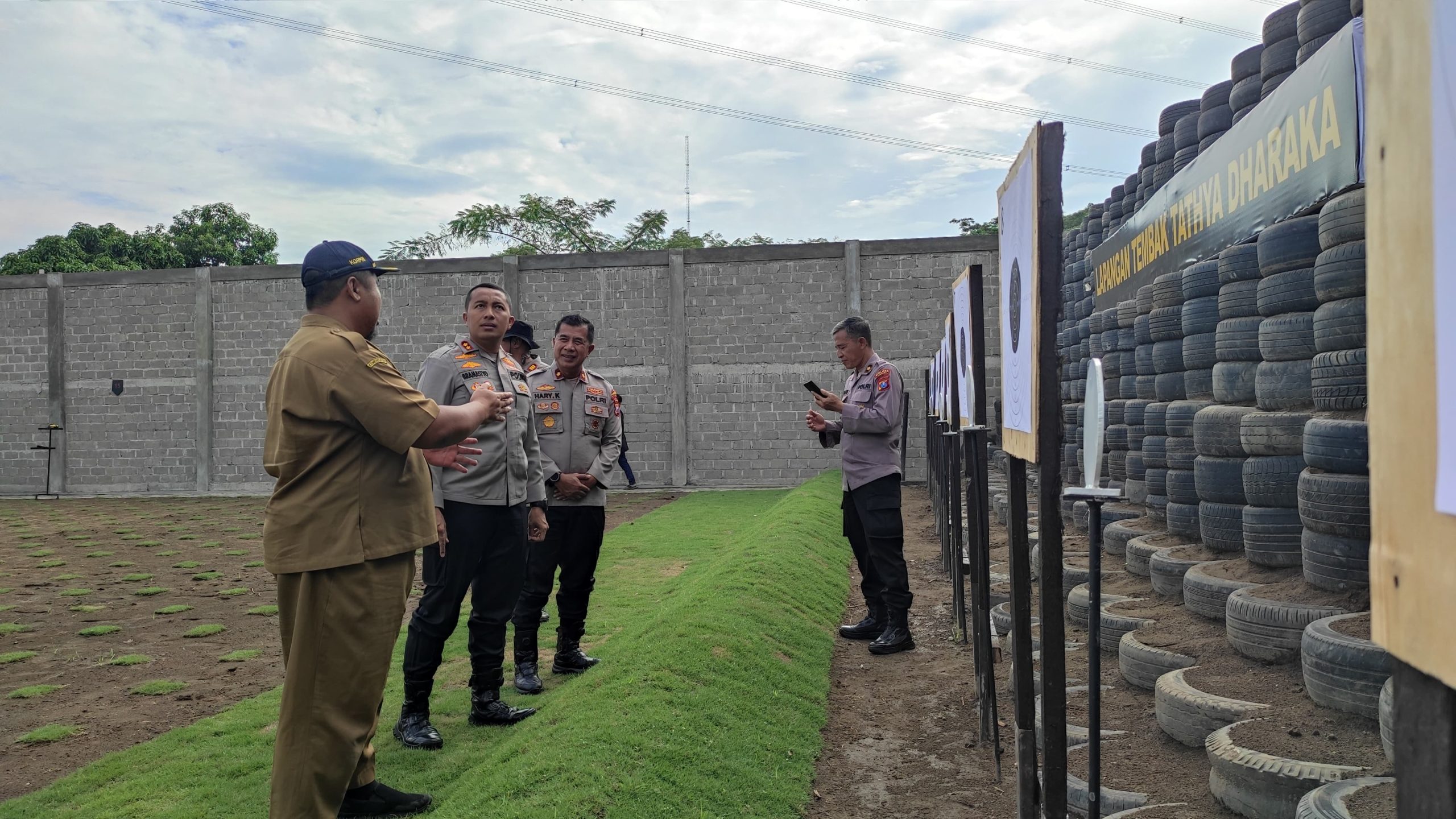 Kapolres Kediri Resmikan Lapangan Tembak Polres Kediri di Plosoklaten