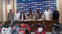 Polres Kediri terkait ungkap kasus curanmor.