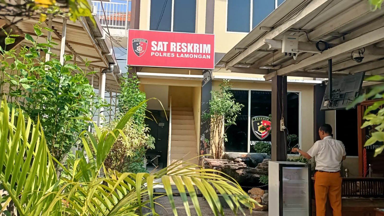 Kantor Satreskrim Polres Lamongan.