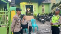 Polisi siaga sejak malam, tiga gereja di Kecamatan Pesantren Kota Kediri jalankan ibadah Kenaikan Isa Al Masih.